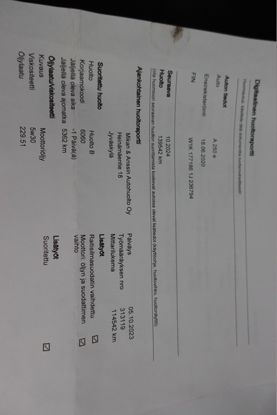 Mercedes-Benz A vaihtoauto