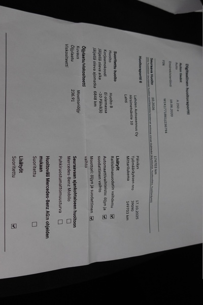 Mercedes-Benz A vaihtoauto