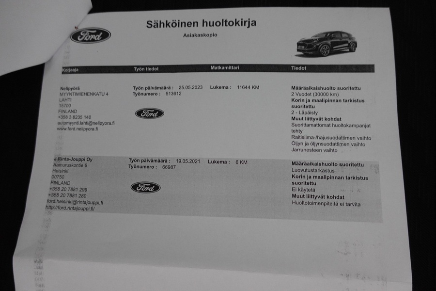 Ford Puma vaihtoauto