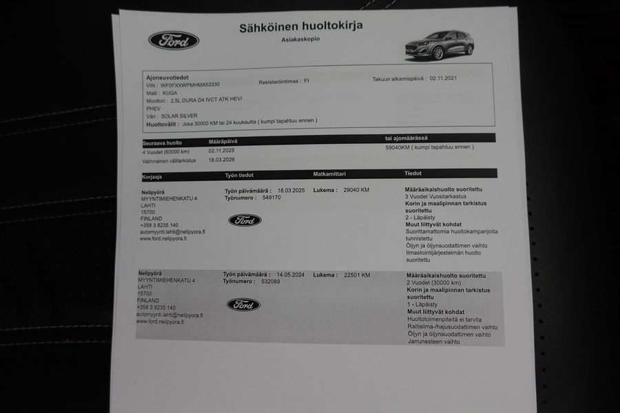 Ford Kuga vaihtoauto
