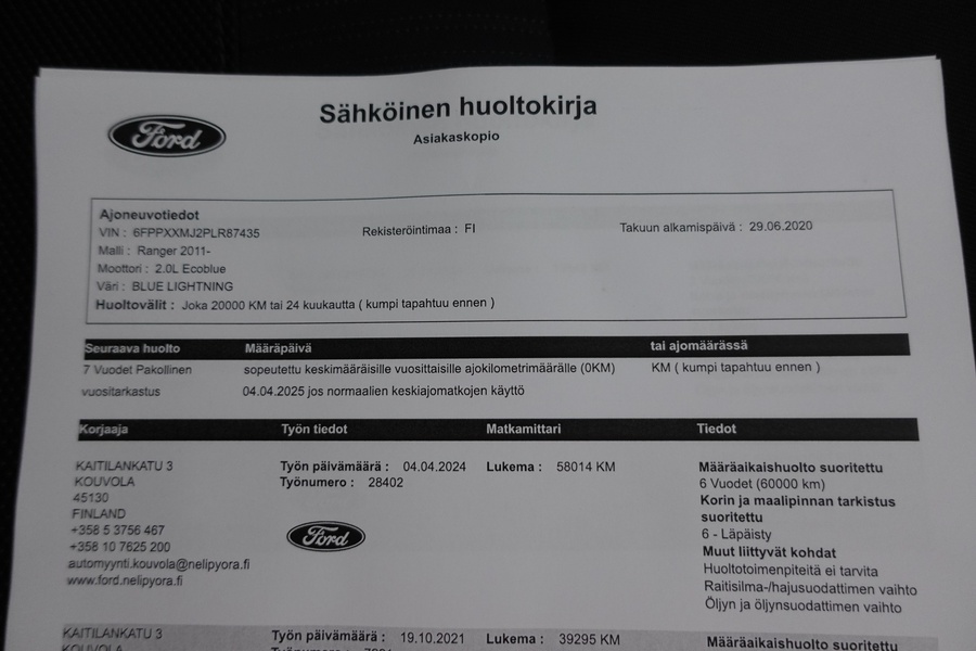 Ford Ranger vaihtoauto