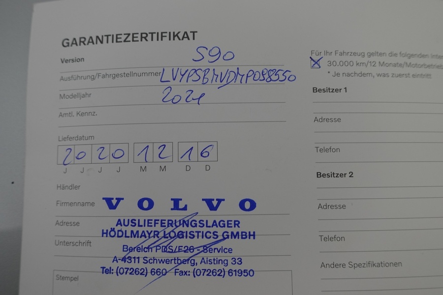 Volvo S90 vaihtoauto