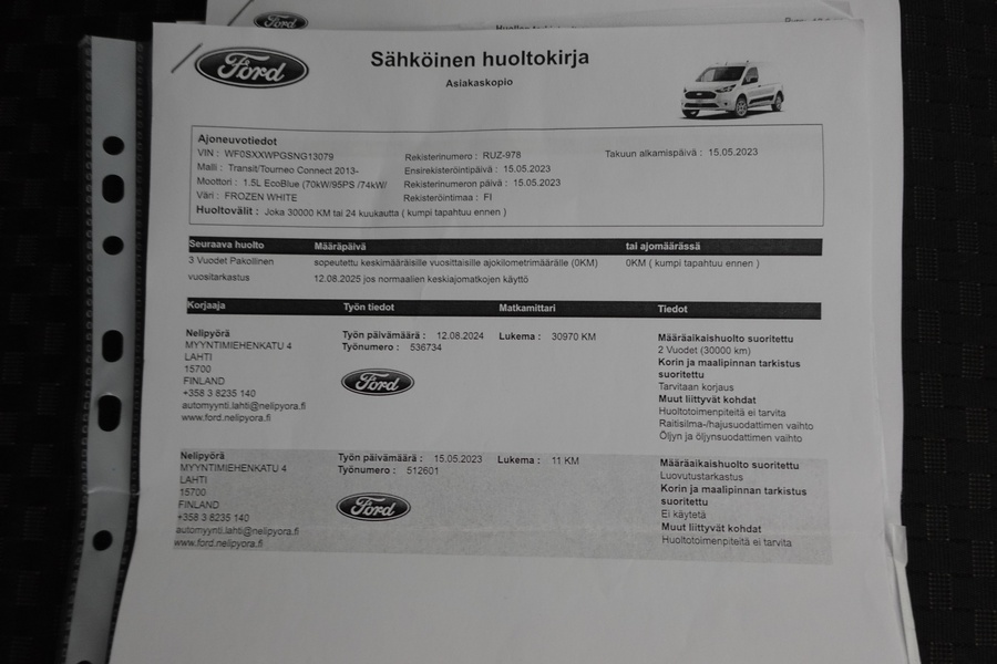 Ford Transit Connect vaihtoauto