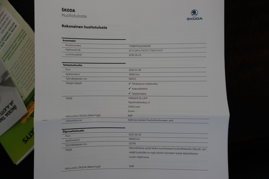 Skoda Octavia vaihtoauto