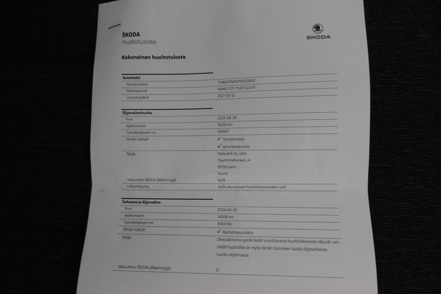 Skoda Kamiq vaihtoauto