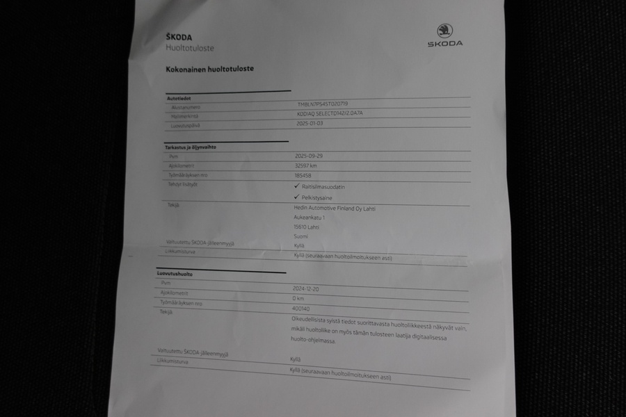 Skoda Kodiaq vaihtoauto