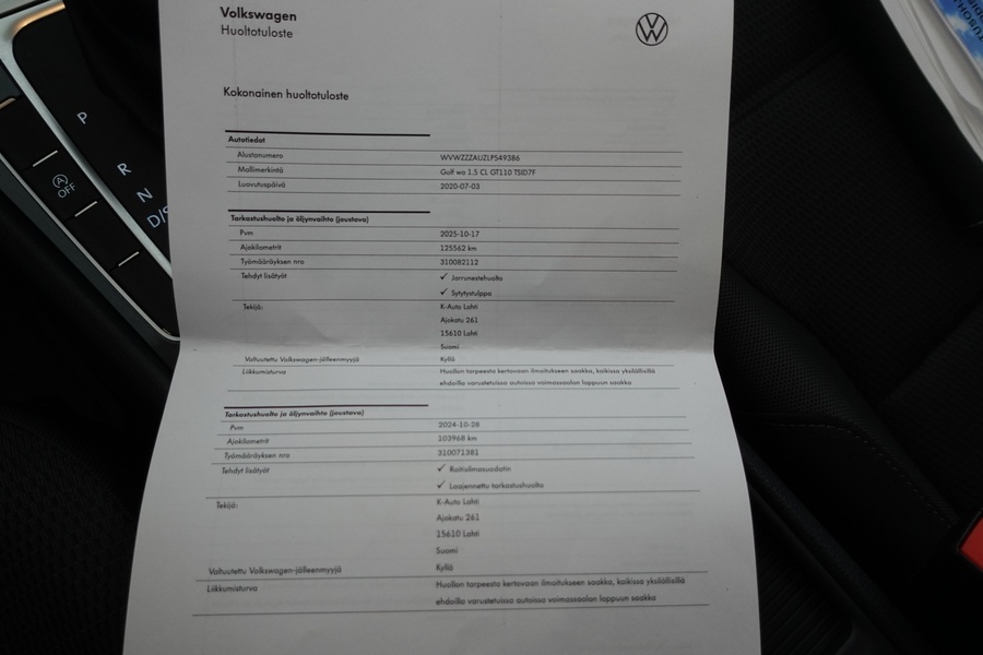 Volkswagen Golf vaihtoauto