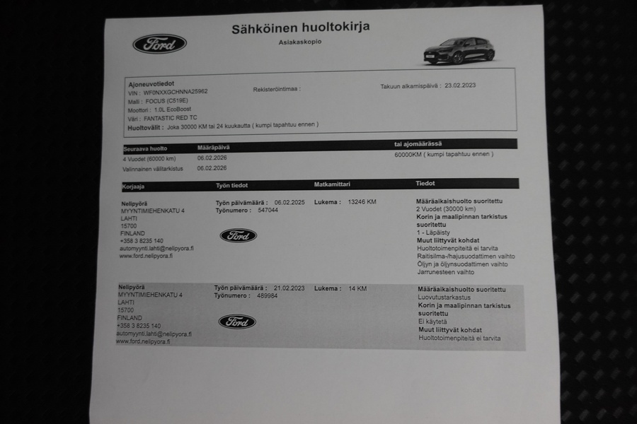 Ford Focus vaihtoauto