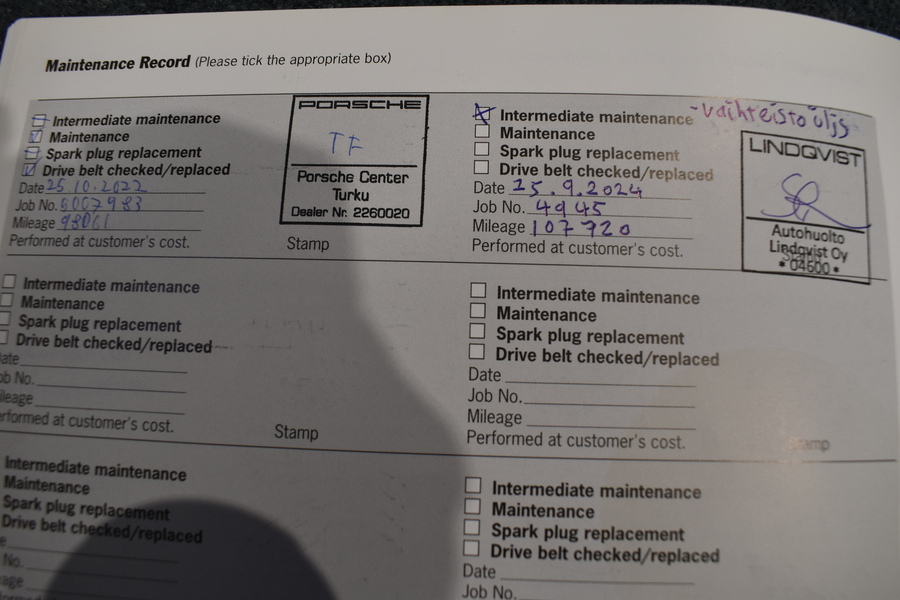 Porsche Boxster vaihtoauto
