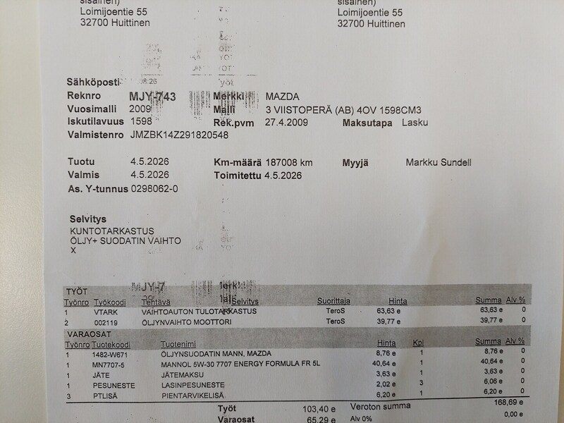 Mazda 3 vaihtoauto