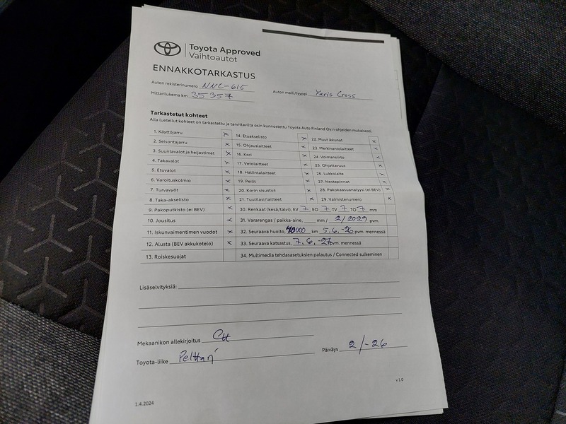 Toyota Yaris Cross vaihtoauto