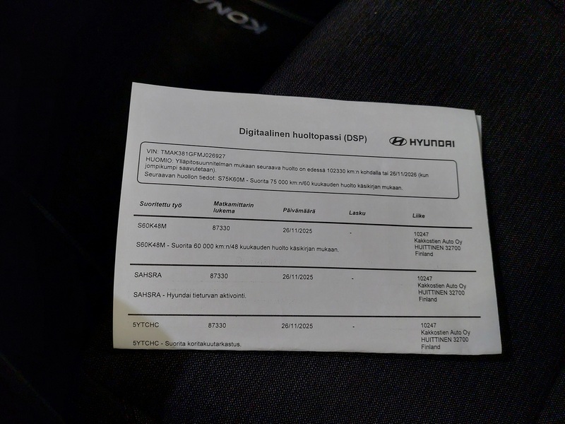 Hyundai Kona vaihtoauto