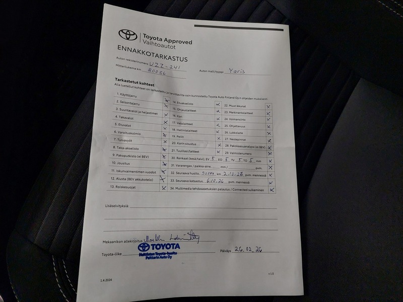 Toyota Yaris vaihtoauto