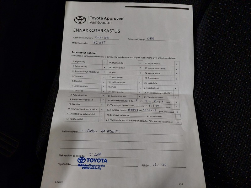 Toyota C-HR vaihtoauto