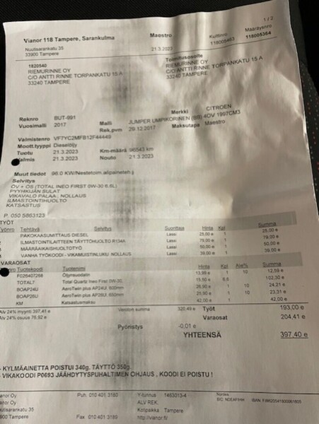 Citroën Jumper vaihtoauto