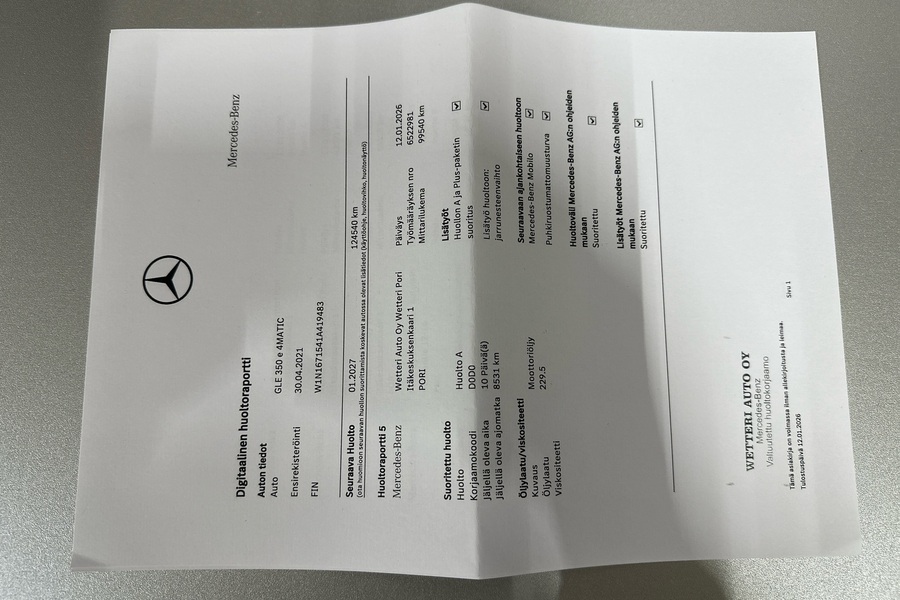 Mercedes-Benz GLE vaihtoauto