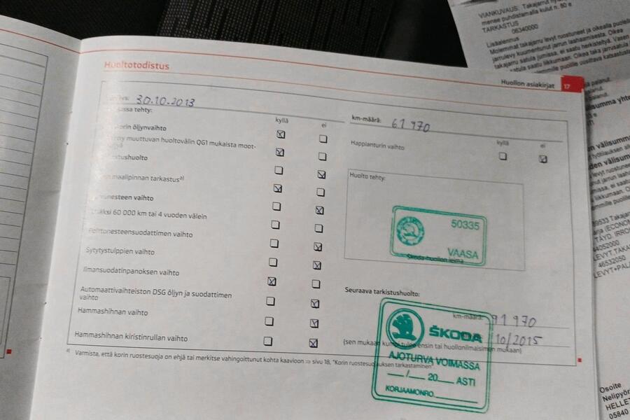 Skoda Octavia vaihtoauto