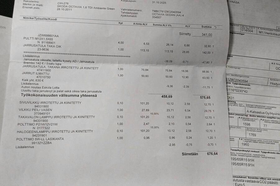 Skoda Octavia vaihtoauto