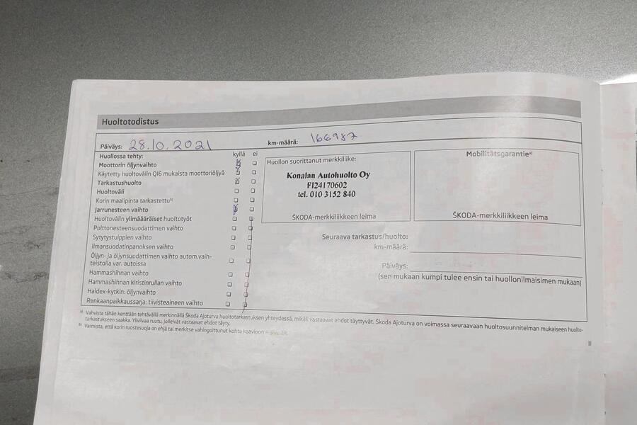 Skoda Octavia vaihtoauto