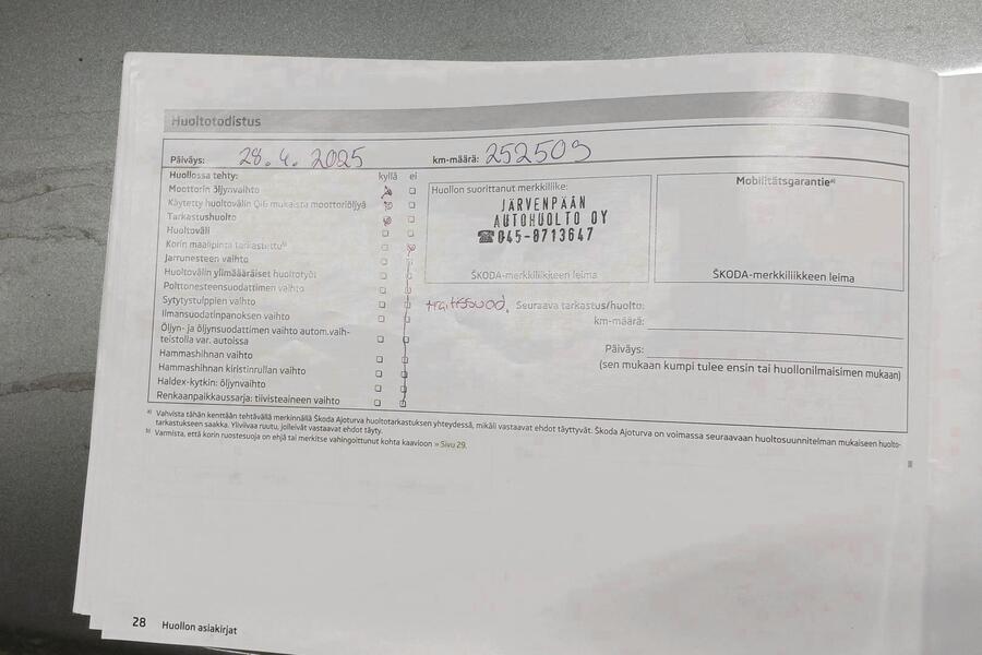 Skoda Octavia vaihtoauto