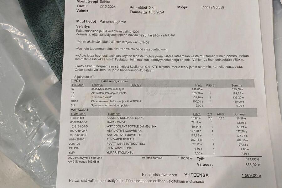 Tesla Model S vaihtoauto