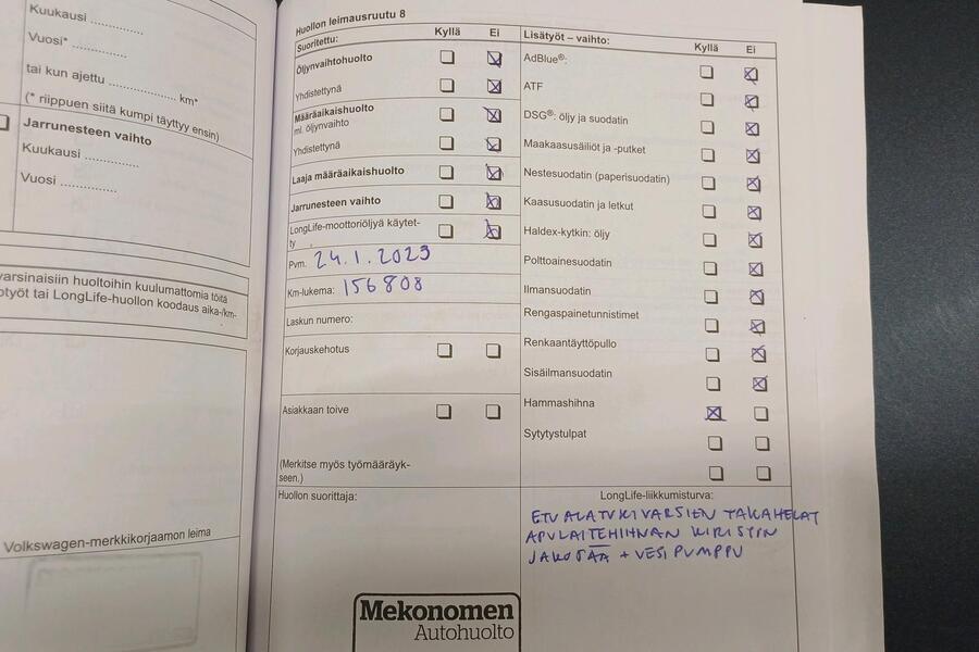 Volkswagen Passat vaihtoauto