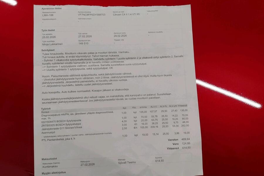 Citroën C4 vaihtoauto