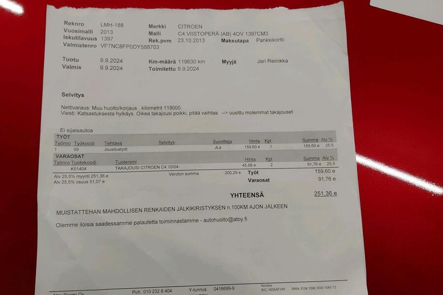 Citroën C4 vaihtoauto