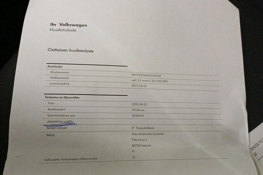 Volkswagen up! vaihtoauto