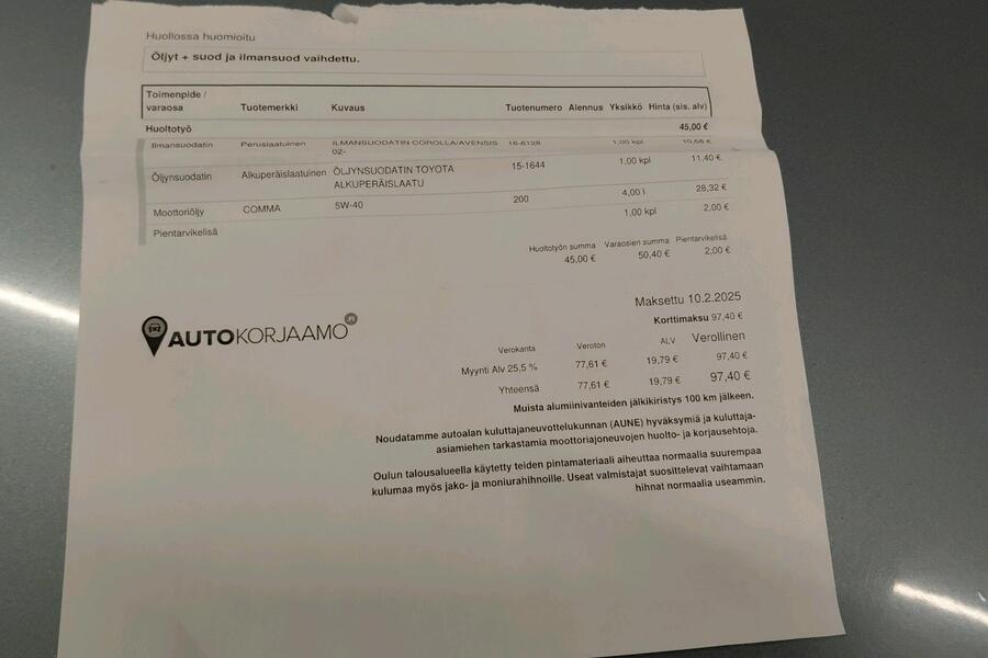 Toyota Corolla vaihtoauto