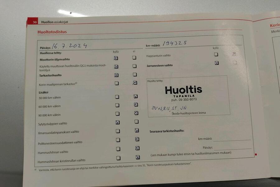 Skoda Octavia vaihtoauto