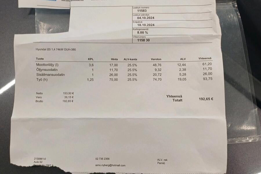 Hyundai i20 vaihtoauto