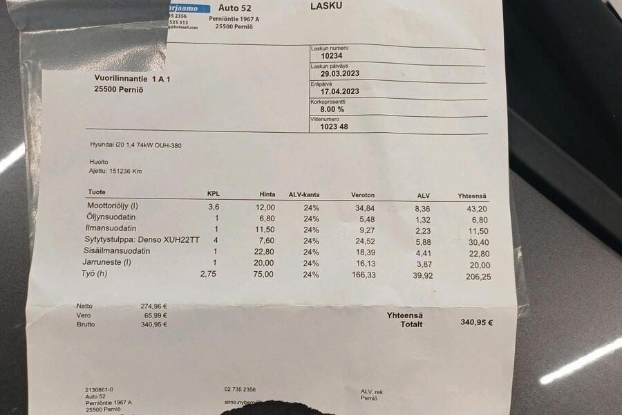 Hyundai i20 vaihtoauto