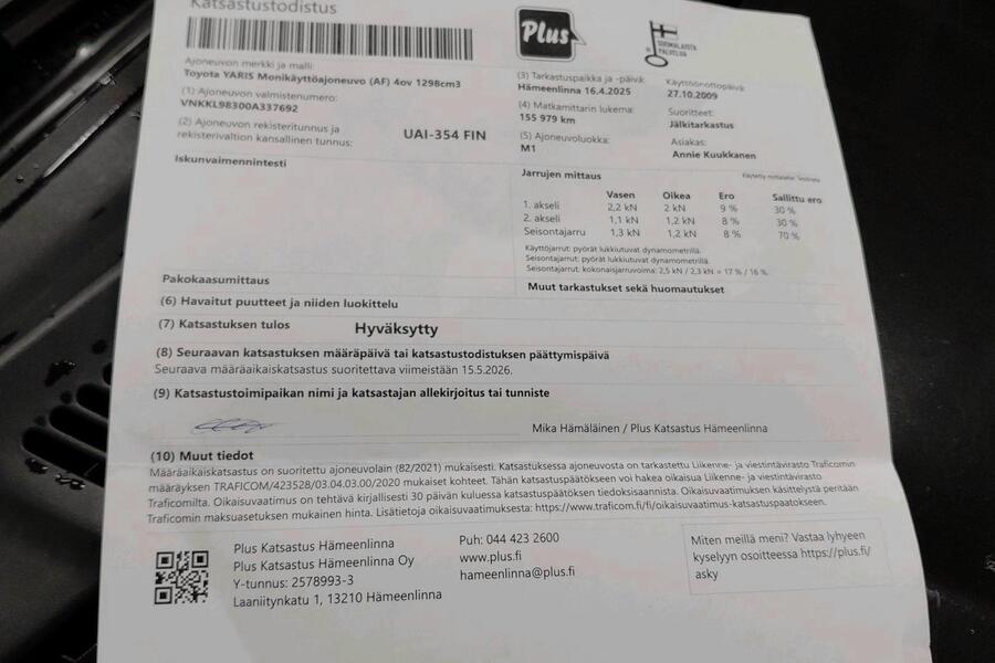 Toyota Yaris vaihtoauto