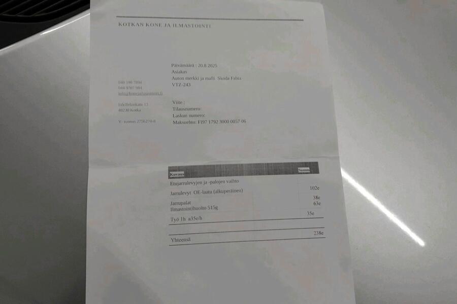 Skoda Fabia vaihtoauto