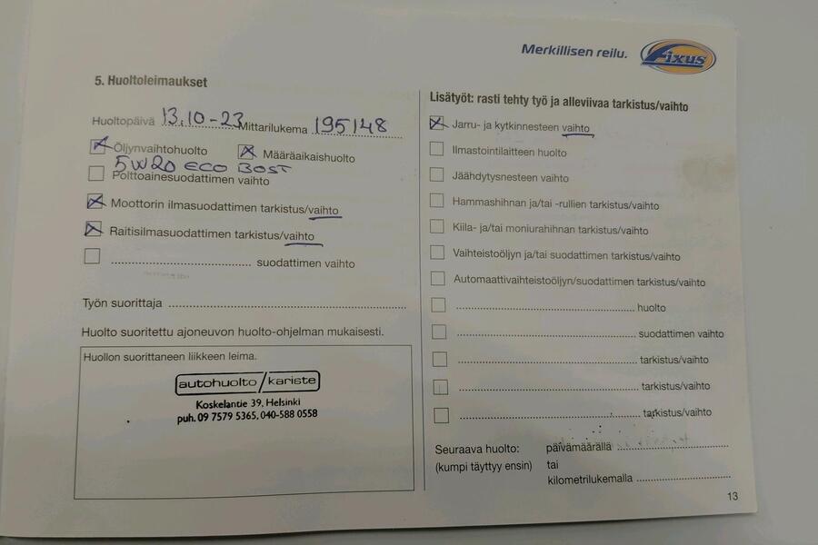 Ford Focus vaihtoauto