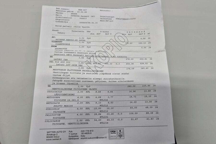 Skoda Octavia vaihtoauto