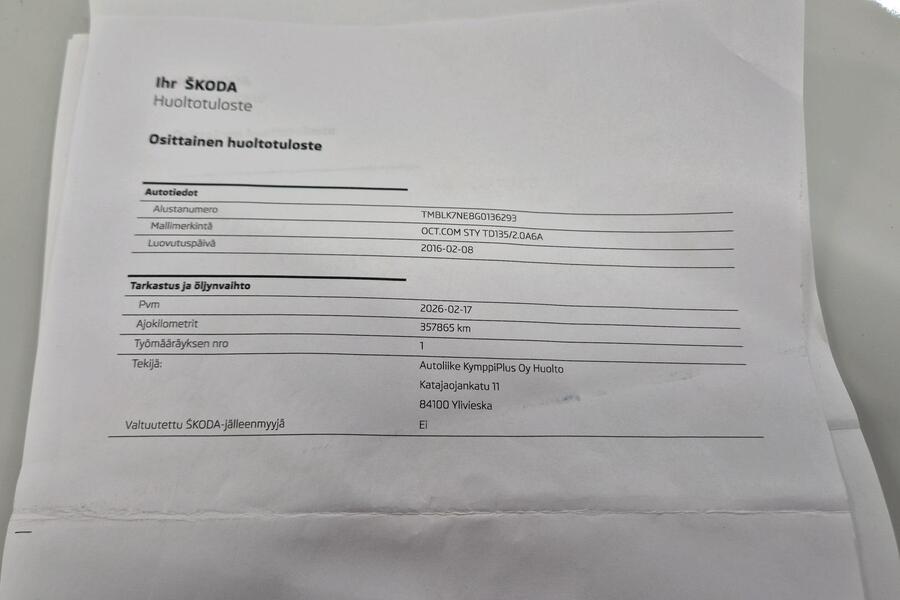 Skoda Octavia vaihtoauto