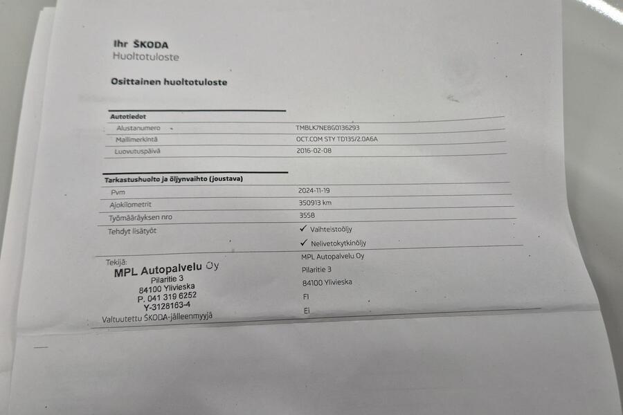 Skoda Octavia vaihtoauto