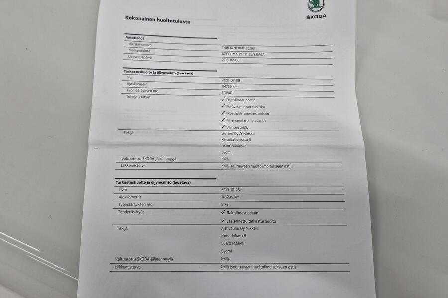 Skoda Octavia vaihtoauto