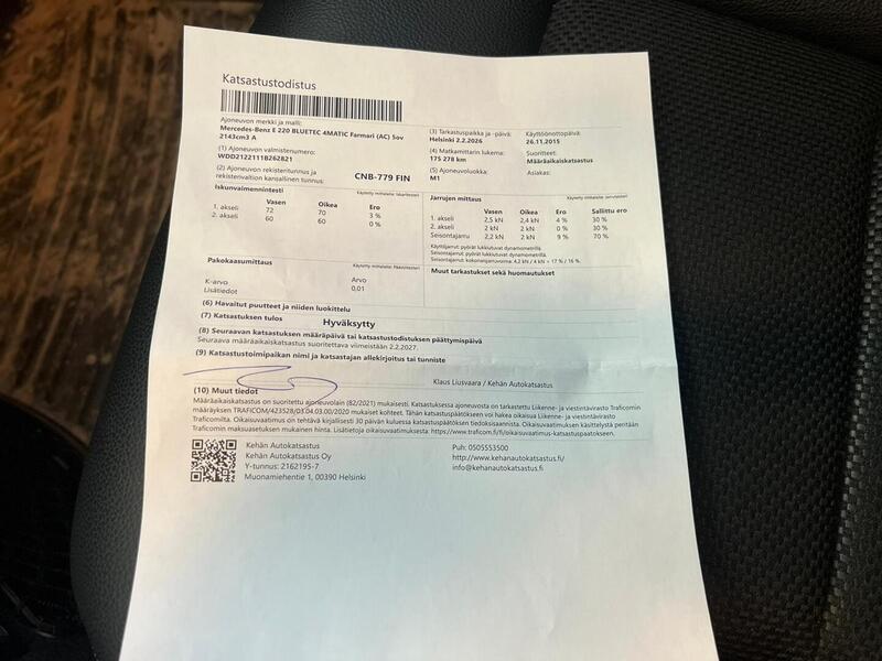 Mercedes-Benz E vaihtoauto