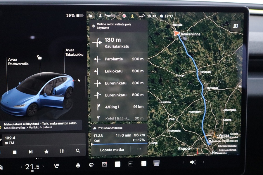 Tesla Model 3 vaihtoauto