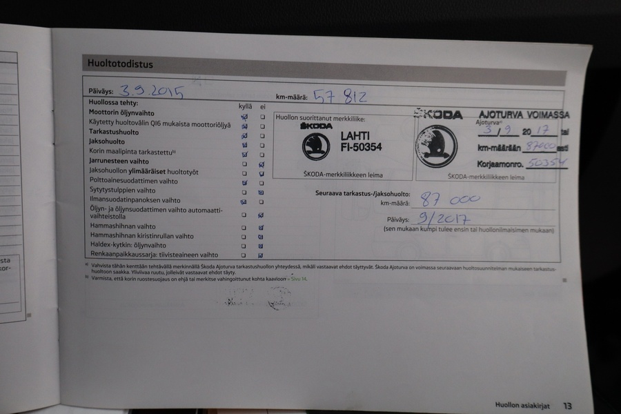 Skoda Rapid vaihtoauto