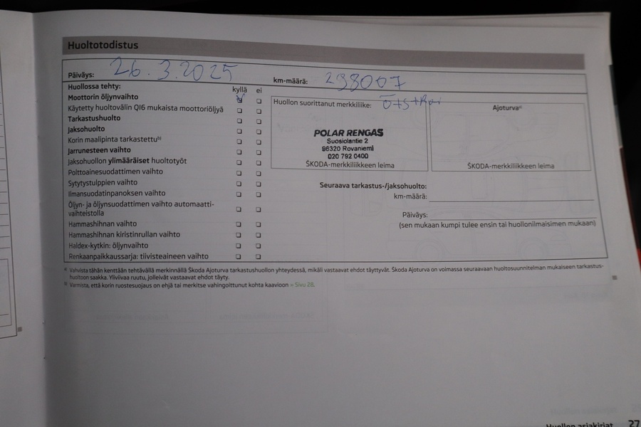 Skoda Rapid vaihtoauto