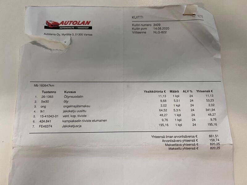 Mercedes-Benz C vaihtoauto