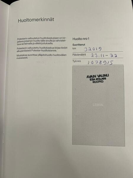 Polestar 2 vaihtoauto