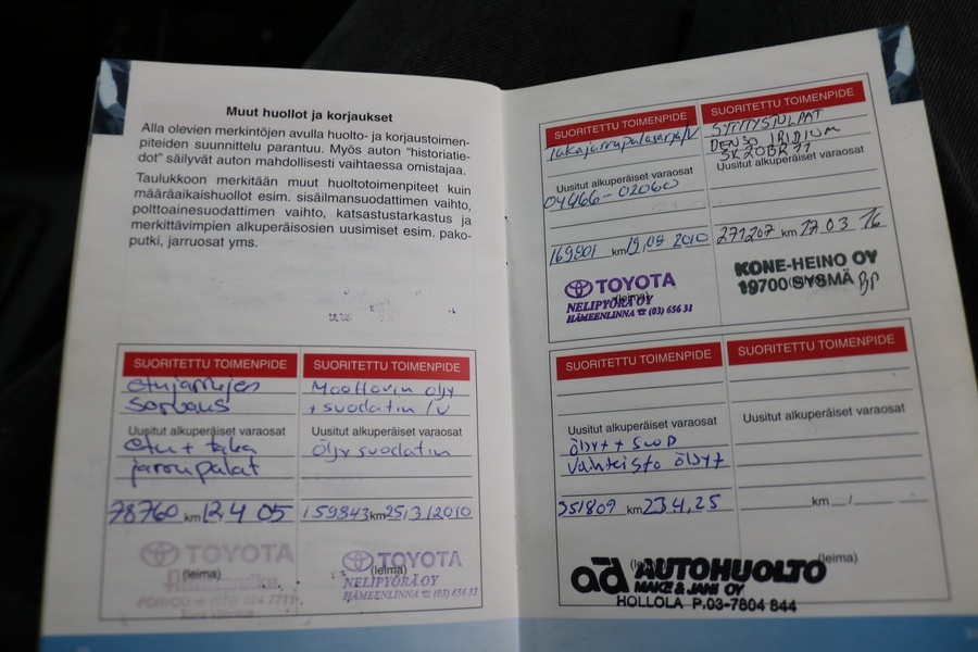 Toyota Avensis vaihtoauto