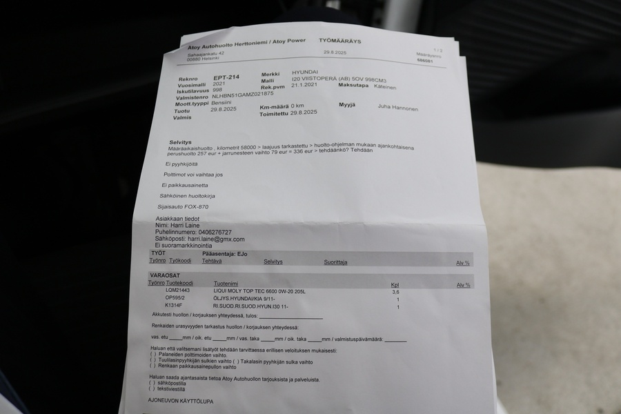 Hyundai i20 Hatchback vaihtoauto