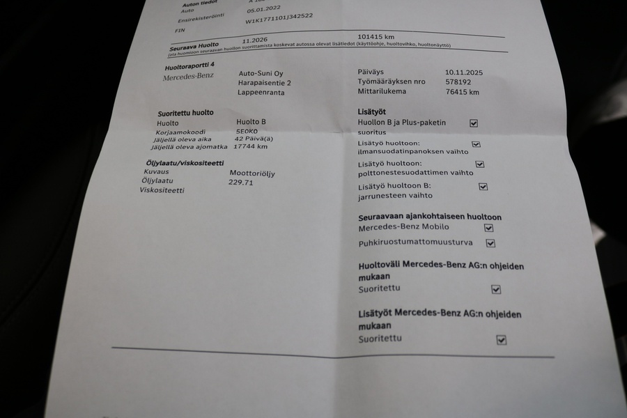 Mercedes-Benz A vaihtoauto