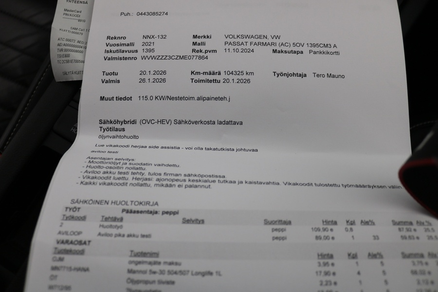 Volkswagen Passat vaihtoauto